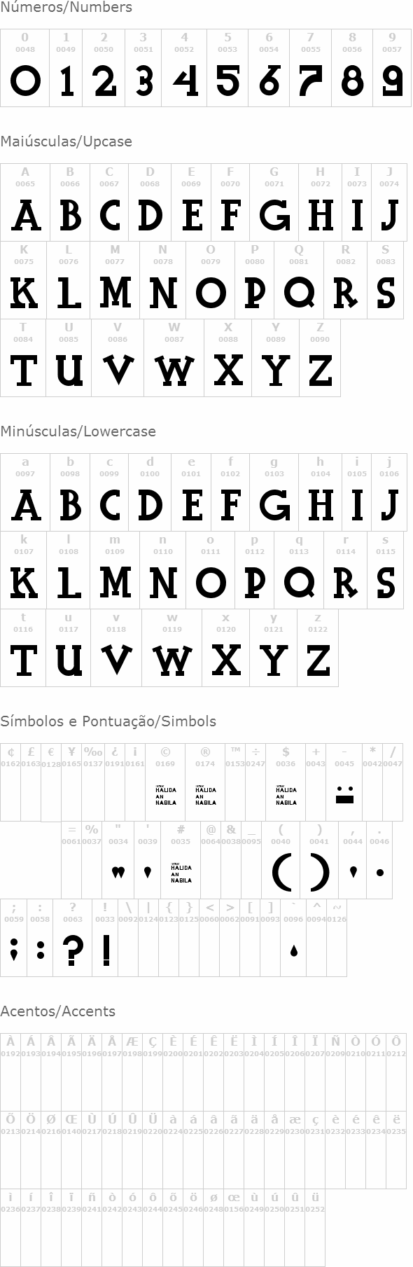Halidians Blockserif