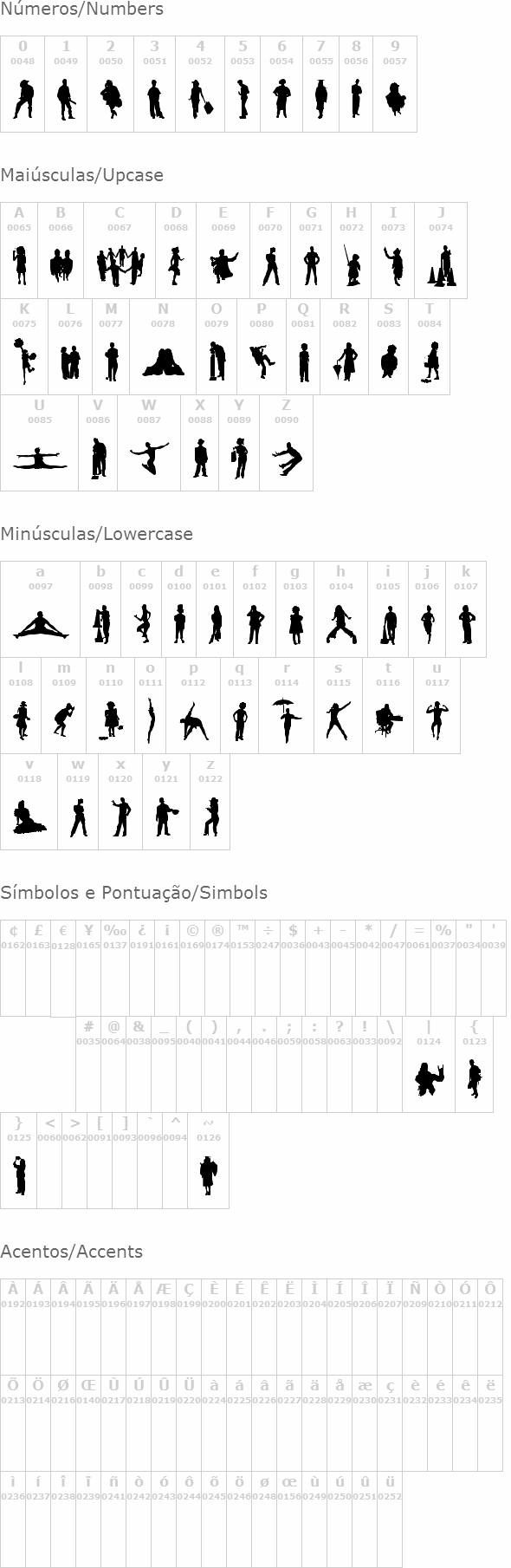 Human Silhouettes Five