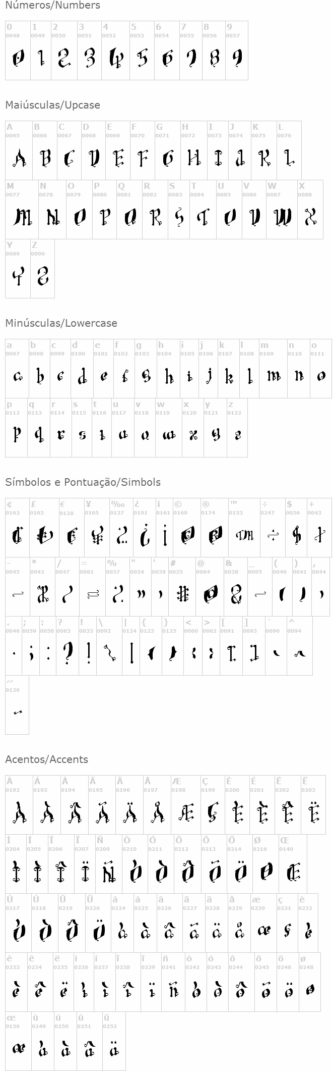 Leaning Simple Gothic Font