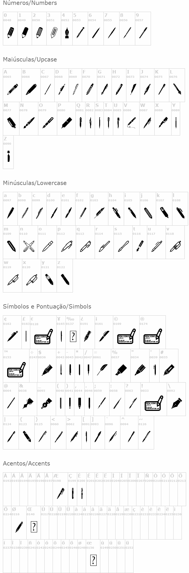 Pen Icons