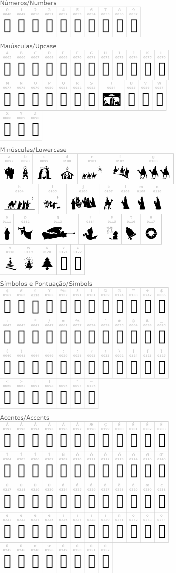 SL Christmas Silhouettes