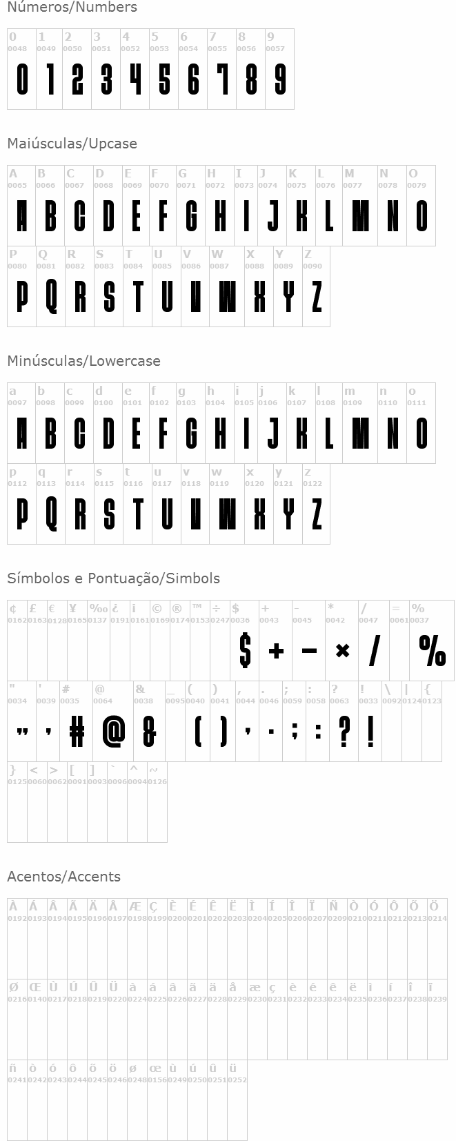 The Display Font
